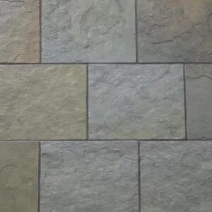 Bottle green slate tiles