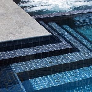 Dove granite bullnose pool coping tiles white coping light pool coping