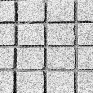 Dove granite exfoliated white cobblestone tiles and pavers bunnings