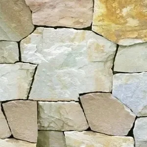 Loose natural split sandstone wall cladding