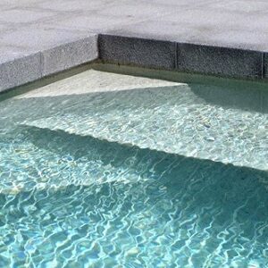Raven grey granite drop face pool coping tiles and pavers black pool coping tiles dark pool coping tiles