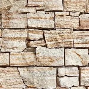 Sandstone ledgestone tiles rock wall feature Melbourne wall cladding