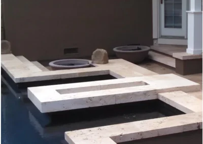 TRAVERTINE POOL COPING