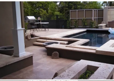 Travertine pavers and tiles