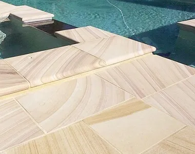 Sandstone pool coping pavers and tiles yellow tiles outdoor coping tiles