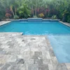 Silver Travertine Drop Down Pool Coping- No Joins- 1 Solid piece of Stone Premium Grade - Image 2